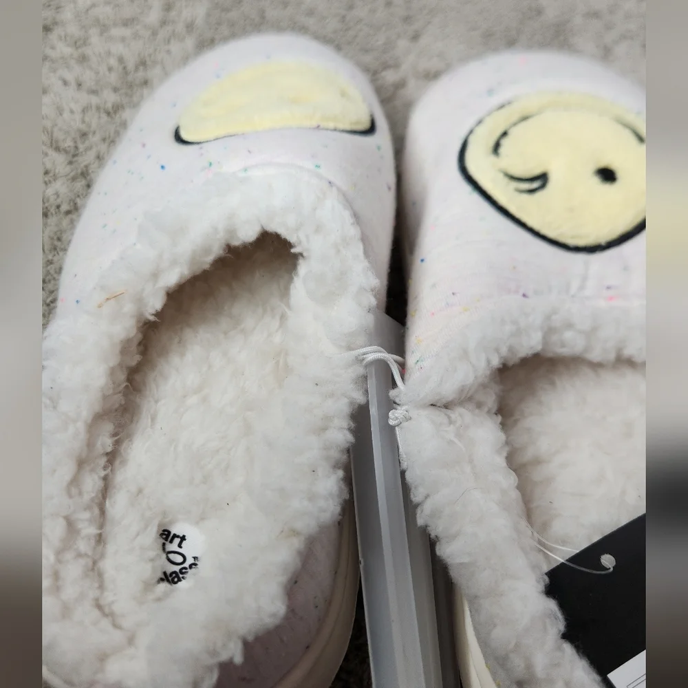 Kids' Percy Wink Smiley Face Clog Slippers - art class Ivory M(2-3)